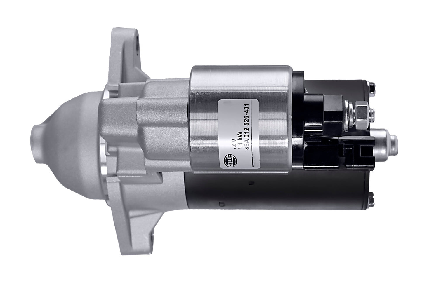HELLA Starter - 12V - 1.1kW - for e.g. Toyota Corolla Saloon (_E12_) 8EA012526-431