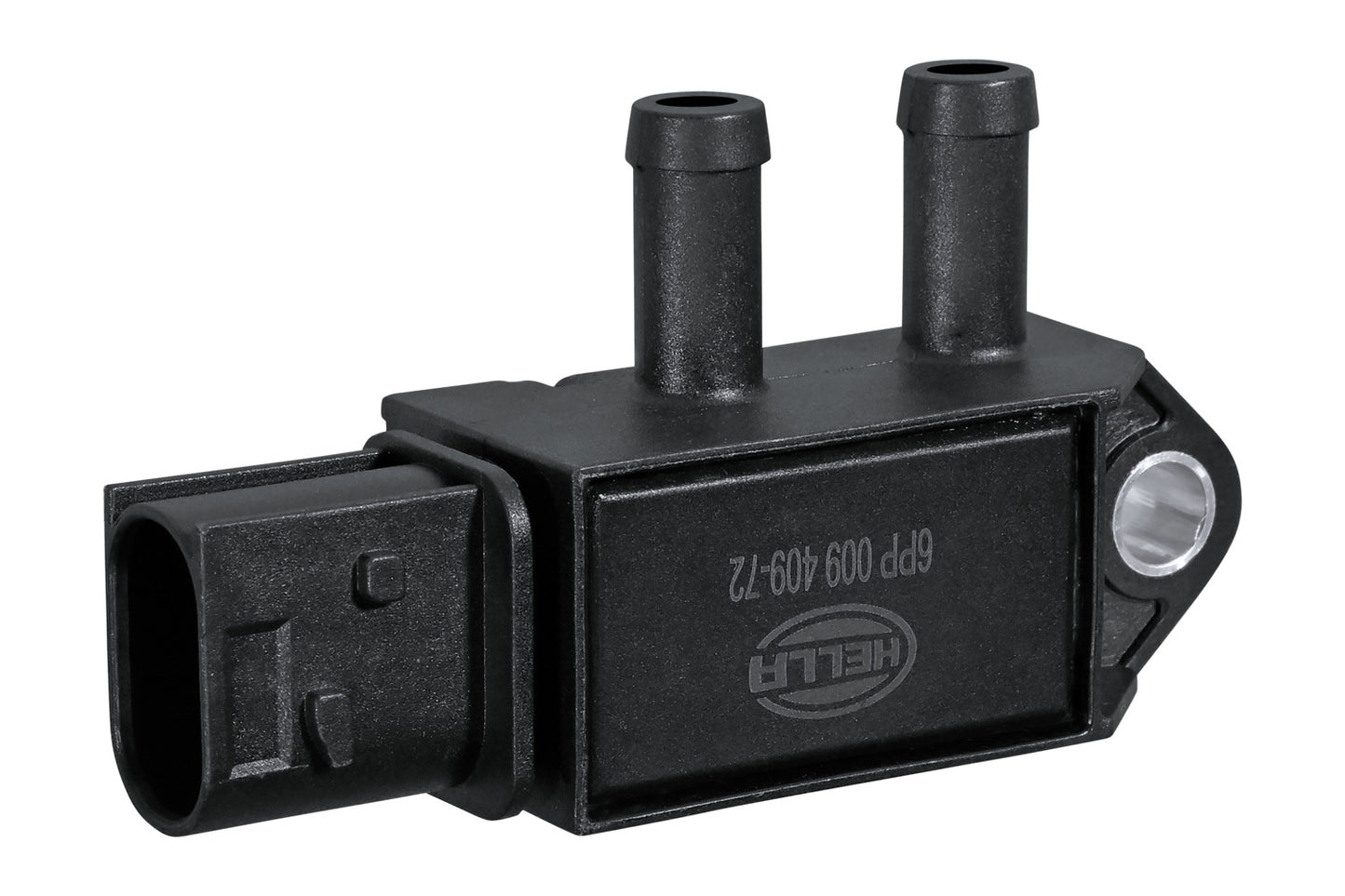 HELLA Sensor, exhaust pressure - 3-pin connector - Flange mounting 6PP009409-721