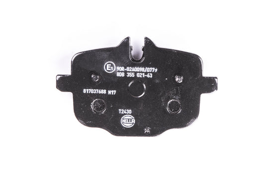 HELLA Brake pad set - T2430 - for e.g. BMW 8DB355021-631