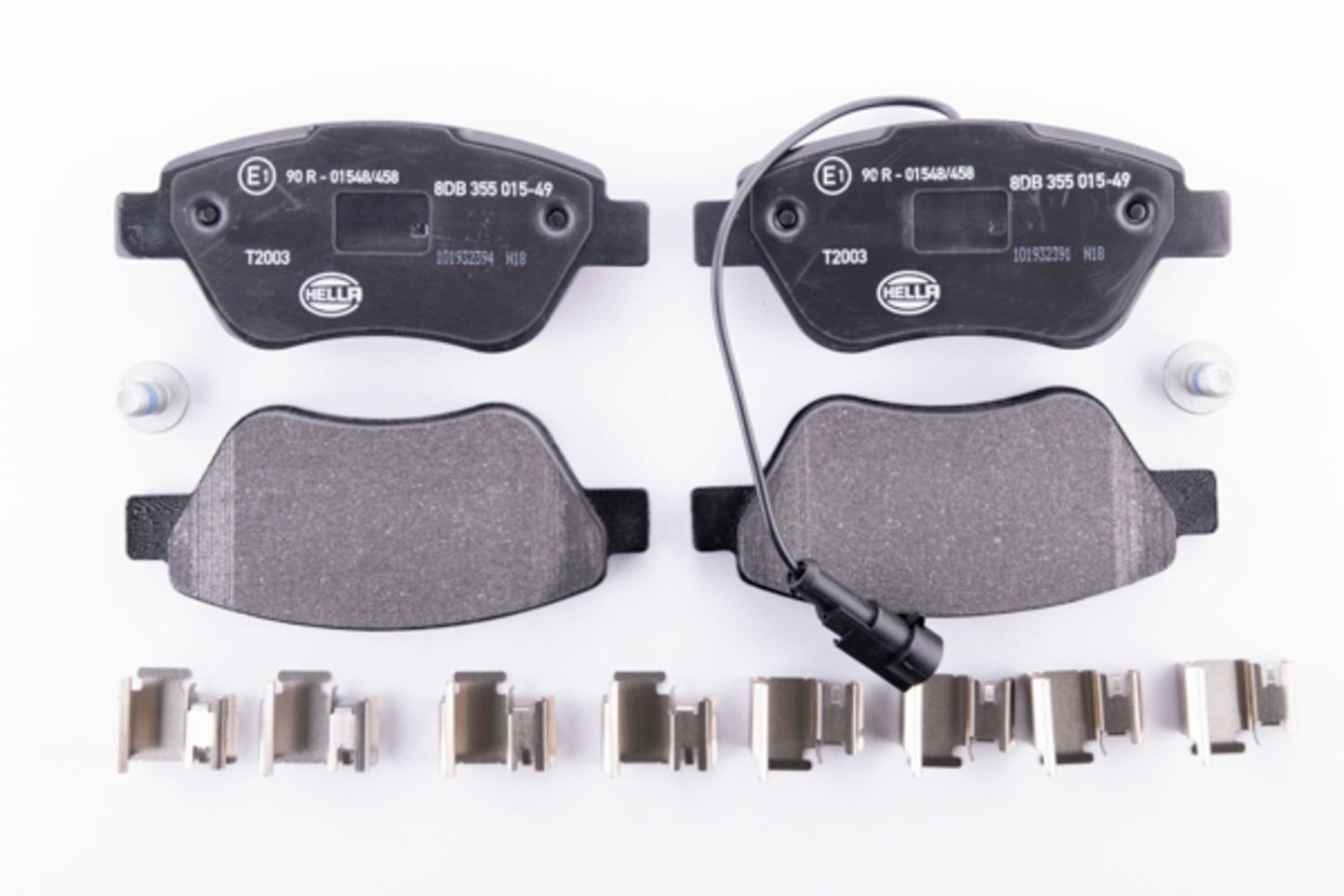HELLA Brake pad set - T2003 - for e.g. CITROEN / FIAT / PEUGEOT 8DB355015-491