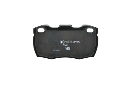 HELLA Brake pad set - T1651 - for e.g. LAND ROVER 8DB355012-871