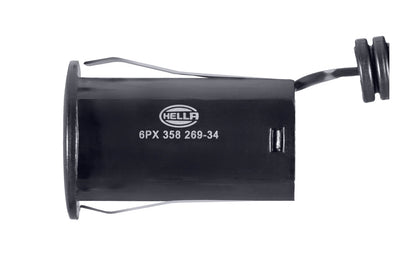 HELLA Sensor, park distance control - straight - 2-pin connector - Plugged - Cable: 23 6PX358269-341