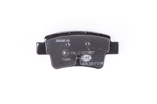 HELLA Brake pad set - T1604 - for e.g. ABARTH / FIAT 8DB355012-391