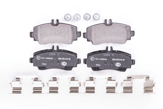 HELLA Brake pad set - T5101 - for e.g. MERCEDES-BENZ 8DB355018-281
