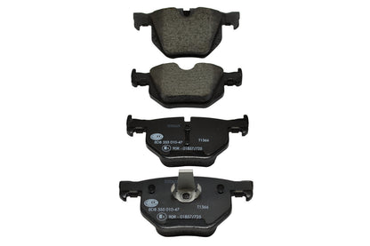 HELLA Brake pad set - T1366 - for e.g. BMW 8DB355010-471