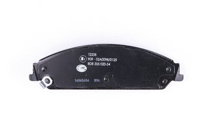 HELLA Brake pad set - T2208 - for e.g. CHRYSLER / DODGE / LANCIA 8DB355020-541