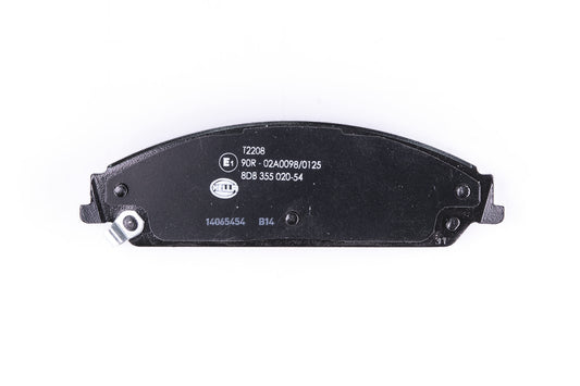 HELLA Brake pad set - T2208 - for e.g. CHRYSLER / DODGE / LANCIA 8DB355020-541