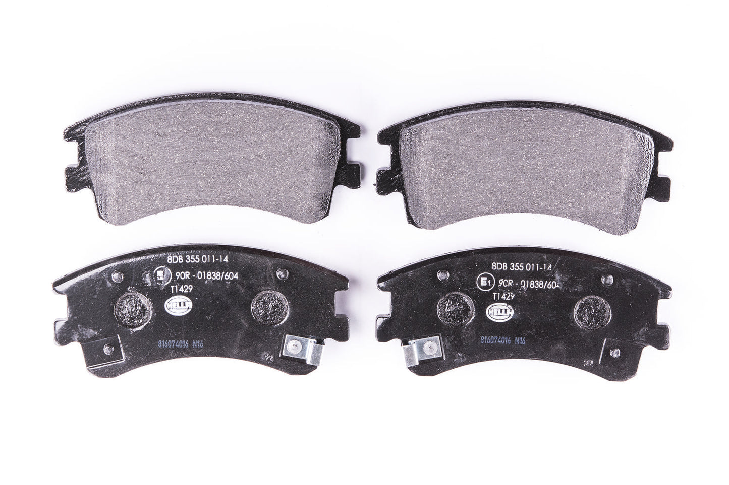 HELLA Brake pad set - T1429 - for e.g. MAZDA 8DB355011-141