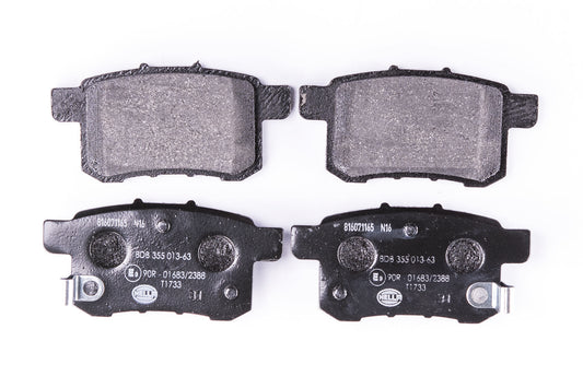 HELLA Brake pad set - T1733 - for e.g. ACURA / BYD / HONDA / PROTON 8DB355013-631