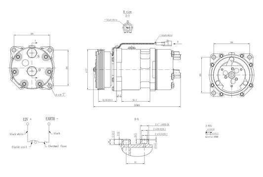Hella Aircon Compressor 8FK366200-991