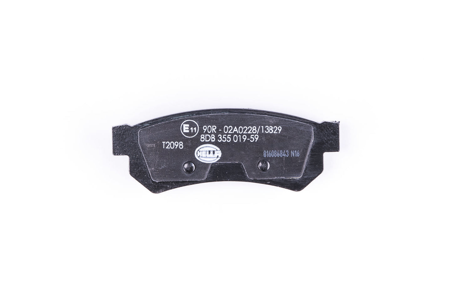 HELLA Brake pad set - T2098 - for e.g. CHEVROLET / DAEWOO 8DB355019-591