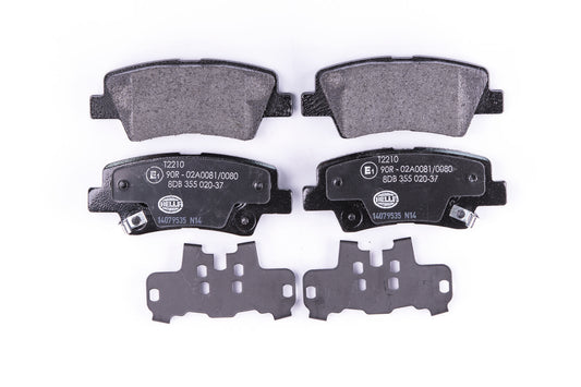 HELLA Brake pad set - T2210 - for e.g. HYUNDAI / KIA / SSANGYONG 8DB355020-371