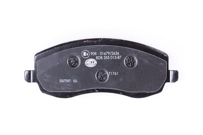 HELLA Brake pad set - T1761 - for e.g. CITROEN / FIAT / LANCIA / PEUGEOT 8DB355013-871