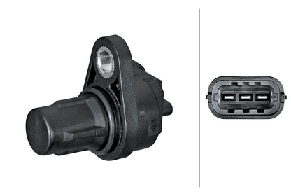 HELLA Sensor, camshaft position - 3-pin connector 6PU358381-191