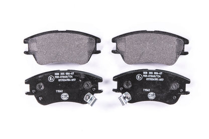 HELLA Brake pad set - T1562 - for e.g. DODGE / HYUNDAI 8DB355006-671