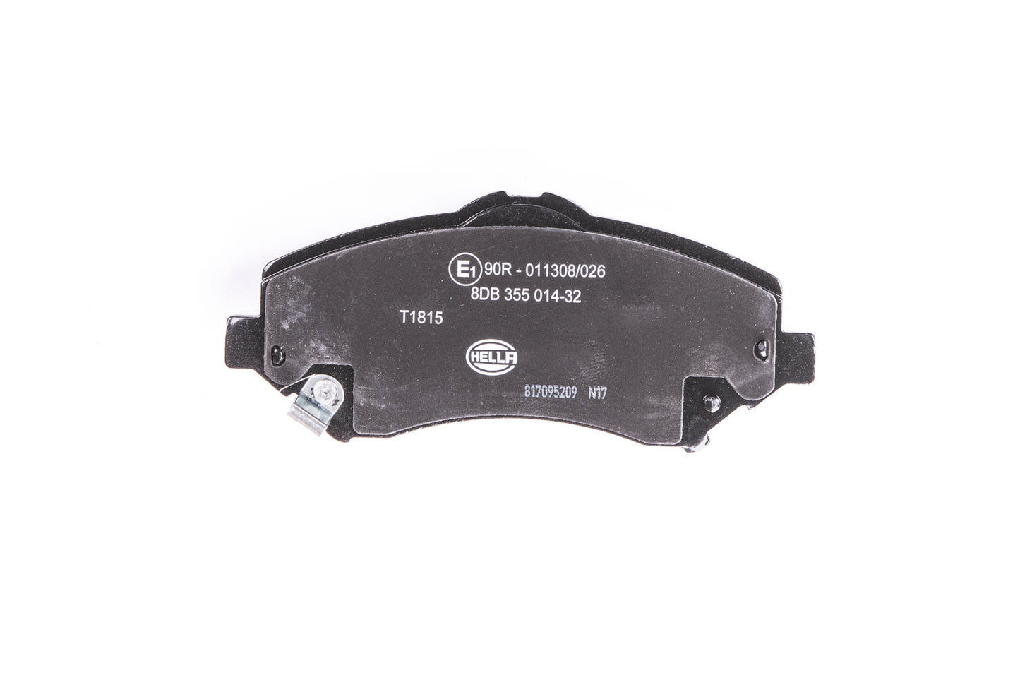 HELLA Brake pad set - T1815 - for e.g. CHRYSLER / DODGE / FIAT / JEEP / VW 8DB355014-321