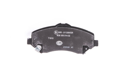 HELLA Brake pad set - T1815 - for e.g. CHRYSLER / DODGE / FIAT / JEEP / VW 8DB355014-321