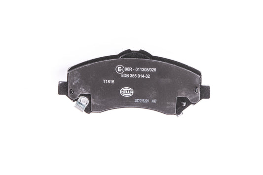 HELLA Brake pad set - T1815 - for e.g. CHRYSLER / DODGE / FIAT / JEEP / VW 8DB355014-321