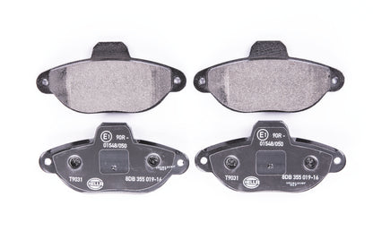 HELLA Brake pad set - T9031 - for e.g. FIAT / LANCIA / ZASTAVA 8DB355019-161