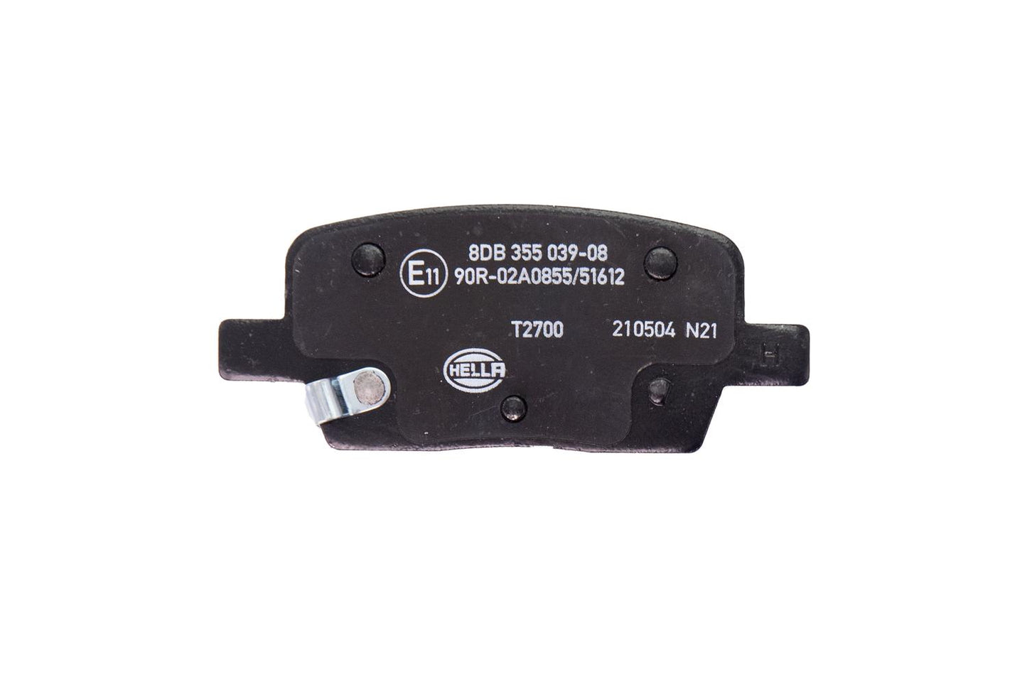 HELLA Brake pad set - T2700 - for e.g. CHEVROLET 8DB355039-081
