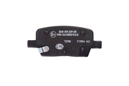 HELLA Brake pad set - T2700 - for e.g. CHEVROLET 8DB355039-081