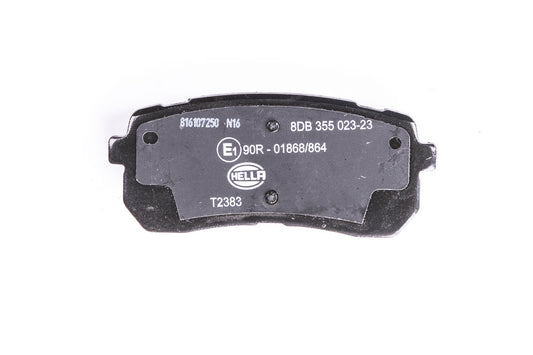 HELLA Brake pad set - T2383 - for e.g. HYUNDAI / KIA 8DB355023-231