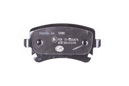 HELLA Brake pad set - T2080 - for e.g. AUDI / BENTLEY 8DB355015-951