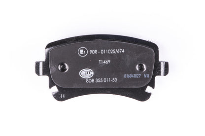 HELLA Brake pad set - T1469 - for e.g. VOLKSWAGEN 8DB355011-531