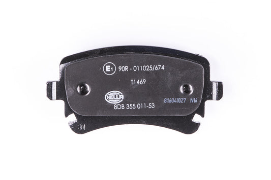 HELLA Brake pad set - T1469 - for e.g. VOLKSWAGEN 8DB355011-531