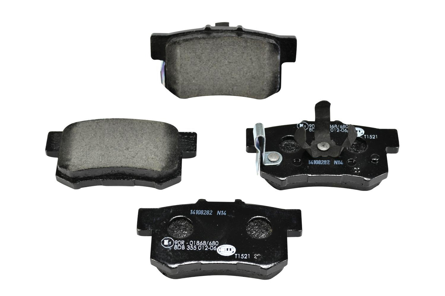 HELLA Brake pad set - T1521 - for e.g. ACURA / HONDA 8DB355012-061