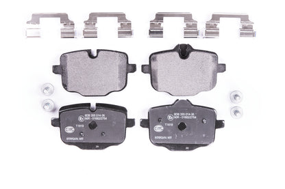 HELLA Brake pad set - T1819 - for e.g. BMW 8DB355014-361
