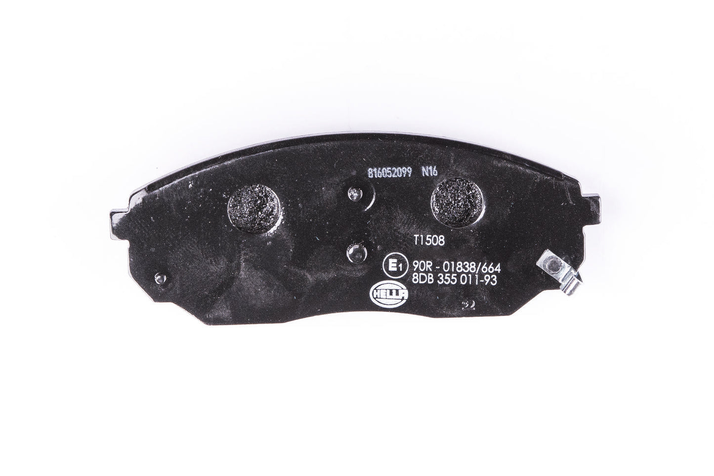 HELLA Brake pad set - T1508 - for e.g. KIA 8DB355011-931