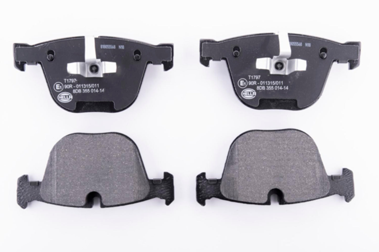 HELLA Brake pad set - T1797 - for e.g. ALPINA / BMW 8DB355014-141