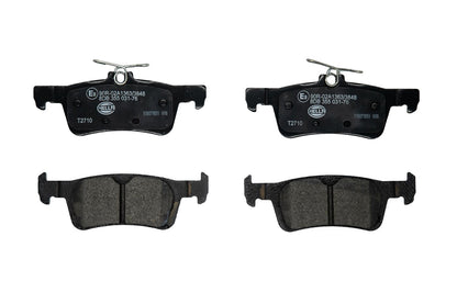 HELLA Brake pad set - T2710 - for e.g. FORD 8DB355031-761