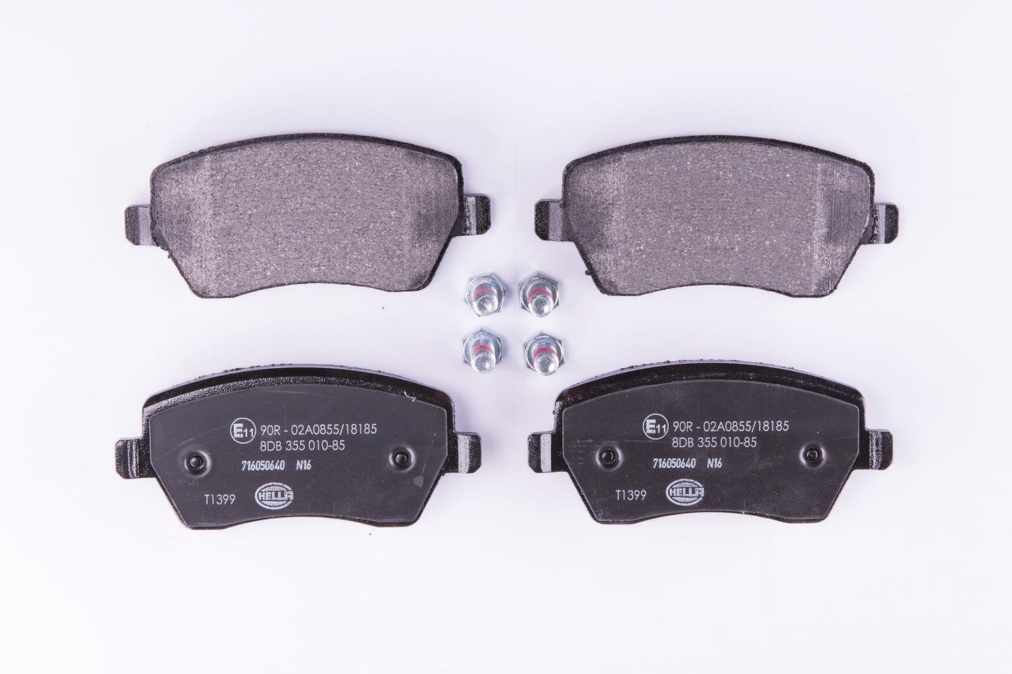 HELLA Brake pad set - T1399 - for e.g. DACIA / LADA / MERCEDES-BENZ / NISSAN 8DB355010-851