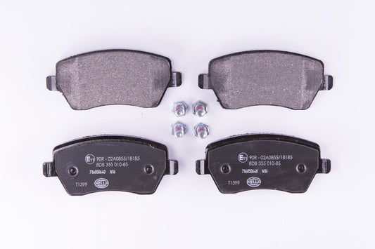 HELLA Brake pad set - T1399 - for e.g. DACIA / LADA / MERCEDES-BENZ / NISSAN 8DB355010-851