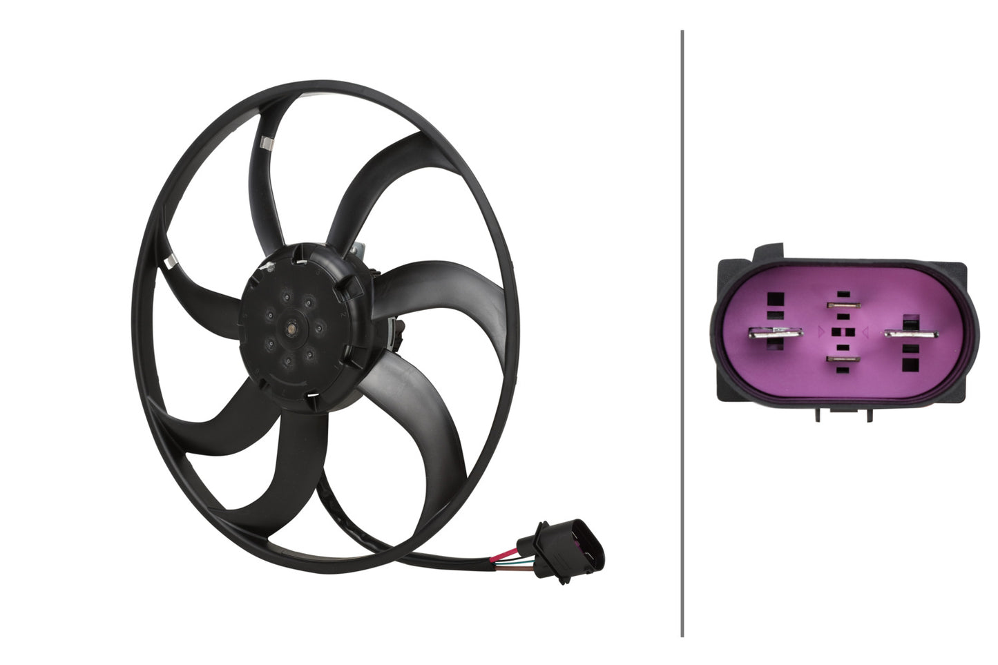 Hella Radiator Cooling Fan 8EW366420-341