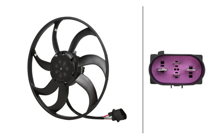 Hella Radiator Cooling Fan 8EW366420-341