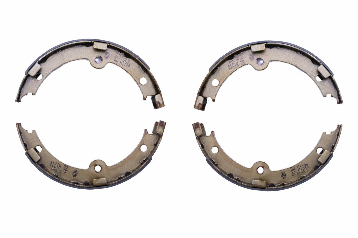 HELLA Brake Shoe Set, parking brake - H1744 - for e.g. LEXUS / TOYOTA 8DA355050-191