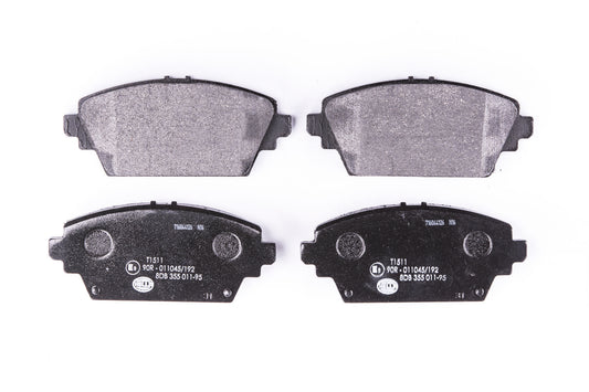 HELLA Brake pad set - T1511 - for e.g. NISSAN 8DB355011-951