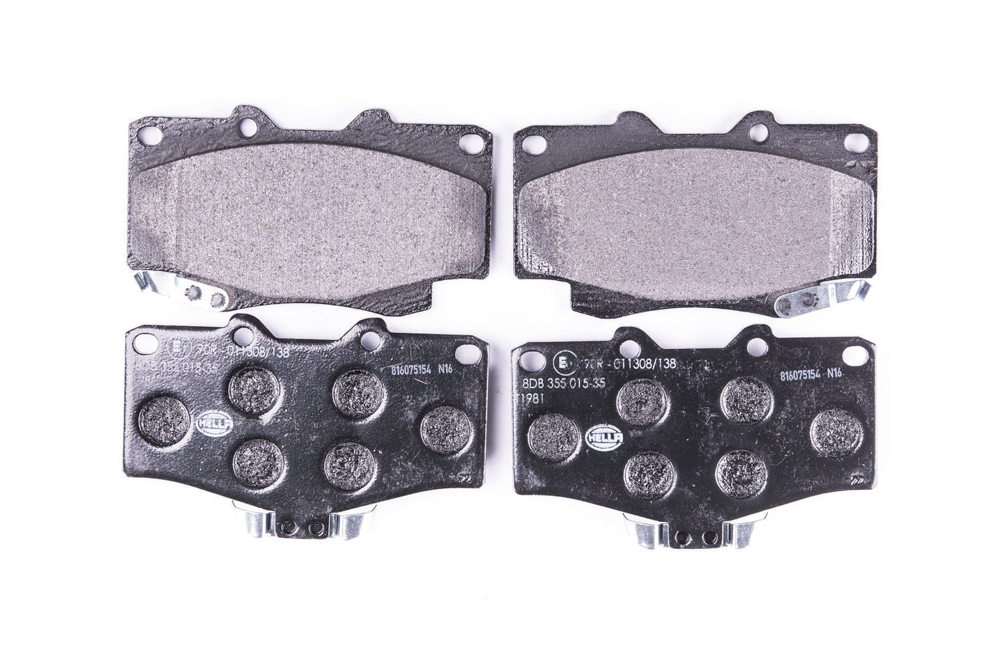 HELLA Brake pad set - T1981 - for e.g. TOYOTA / VOLKSWAGEN 8DB355015-351