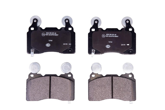 HELLA Brake pad set - T2765 - for e.g. CADILLAC / CHEVROLET / HOLDEN 8DB355039-481