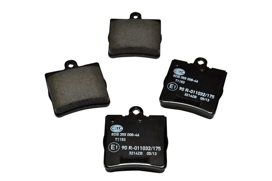 HELLA Brake pad set - T1153 - for e.g. CHRYSLER / MERCEDES-BENZ 8DB355008-461