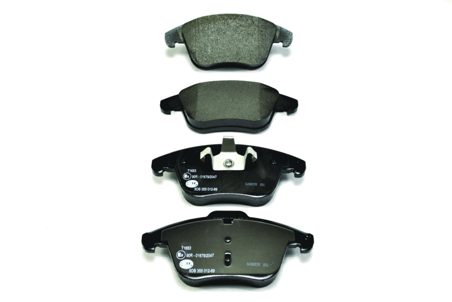 HELLA Brake pad set - T1653 - for e.g. FORD / LAND ROVER / VOLVO / VOLVO ASIA 8DB355012-891