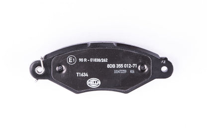 HELLA Brake pad set - T1634 - for e.g. RENAULT KANGOO (KC0/1_) 1.5 dCi 8DB355012-711