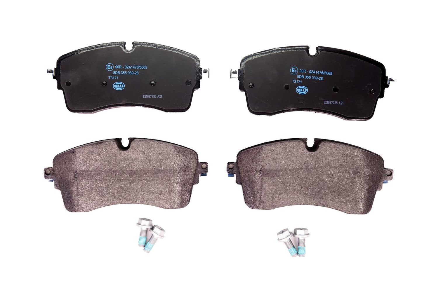 HELLA Brake pad set - T3171 - for e.g. JAGUAR 8DB355039-281