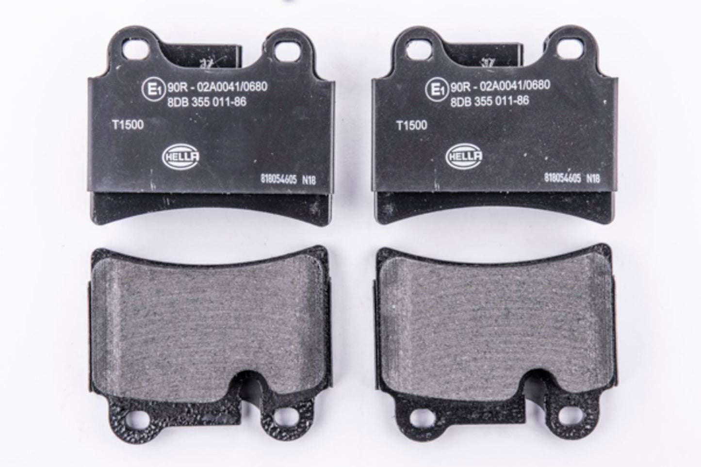 HELLA Brake pad set - T1500 - for e.g. VOLKSWAGEN 8DB355011-861
