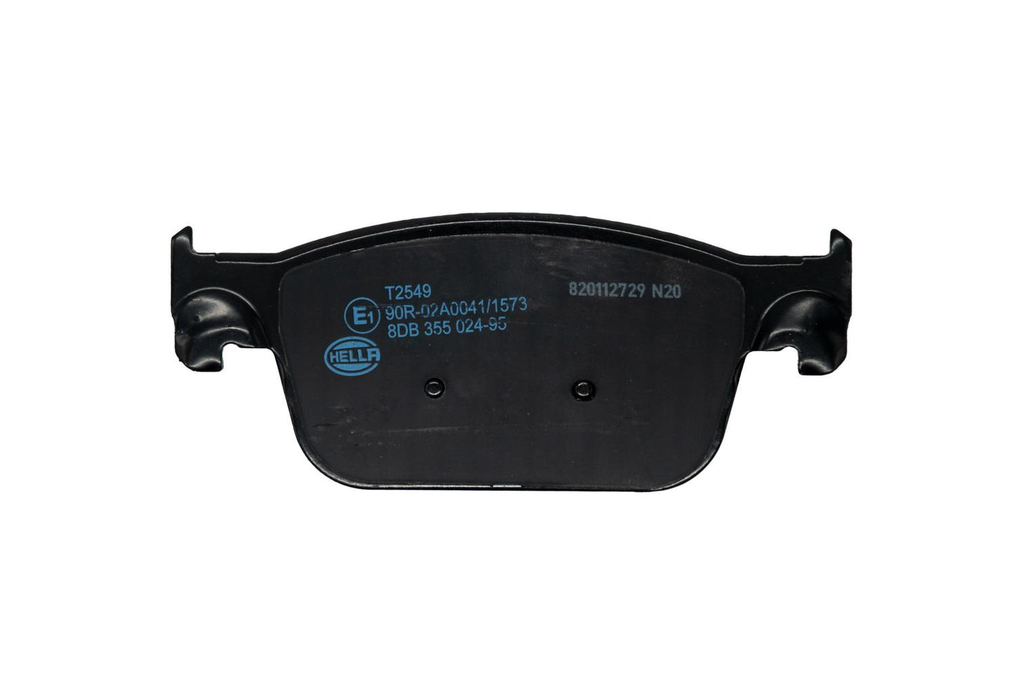 HELLA Brake pad set - T2549 - for e.g. AUDI 8DB355024-951