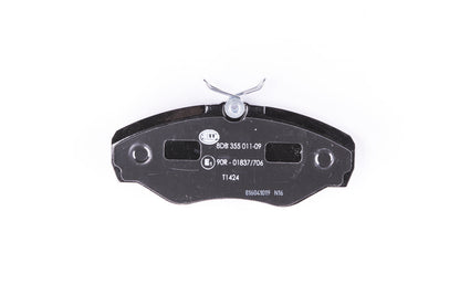 HELLA Brake pad set - T1424 - for e.g. NISSAN / OPEL / RENAULT / VAUXHALL 8DB355011-091