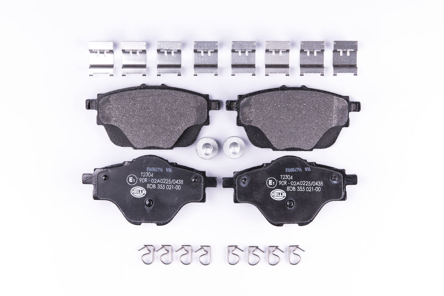 HELLA Brake pad set - T2304 - for e.g. CITROEN / OPEL / PEUGEOT / VAUXHALL 8DB355021-001
